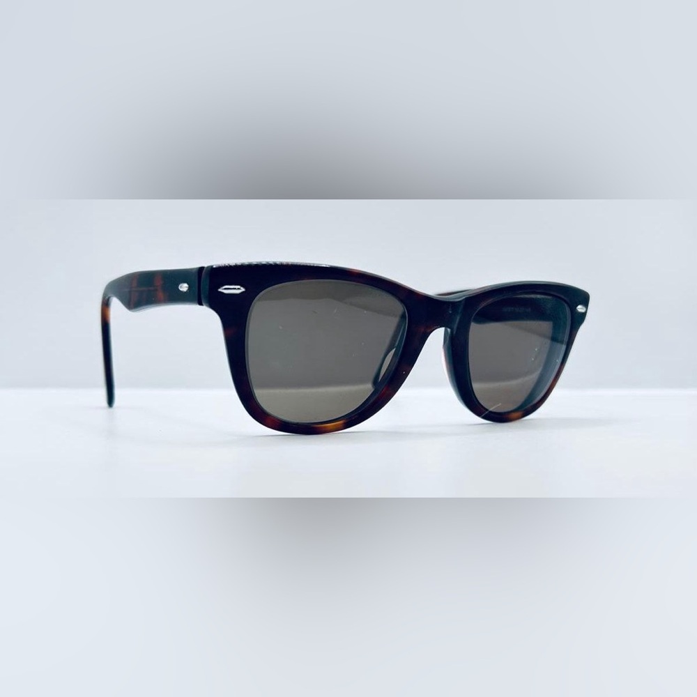 Vintage Surfer Brown Oval Sunglasses Frames Only